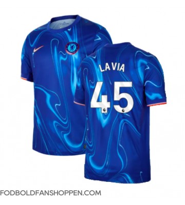 Chelsea Romeo Lavia #45 Hjemmebanetrøje 2024-25 Kortærmet